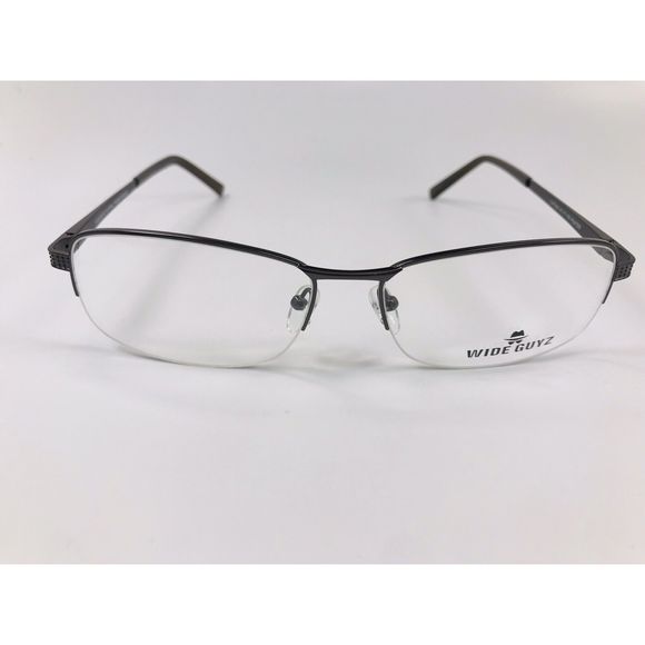 New Wide Guyz Pewter CAPONE Eyeglasses 61mm for The Stylish Large Man - Picture 3 of 11